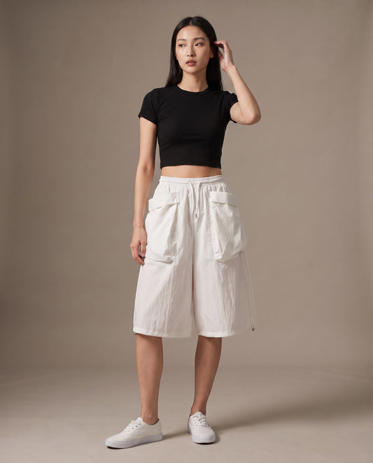 Midnight Structure Culottes - White