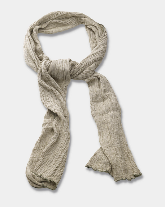 Mushroom Crinkle Scarf
