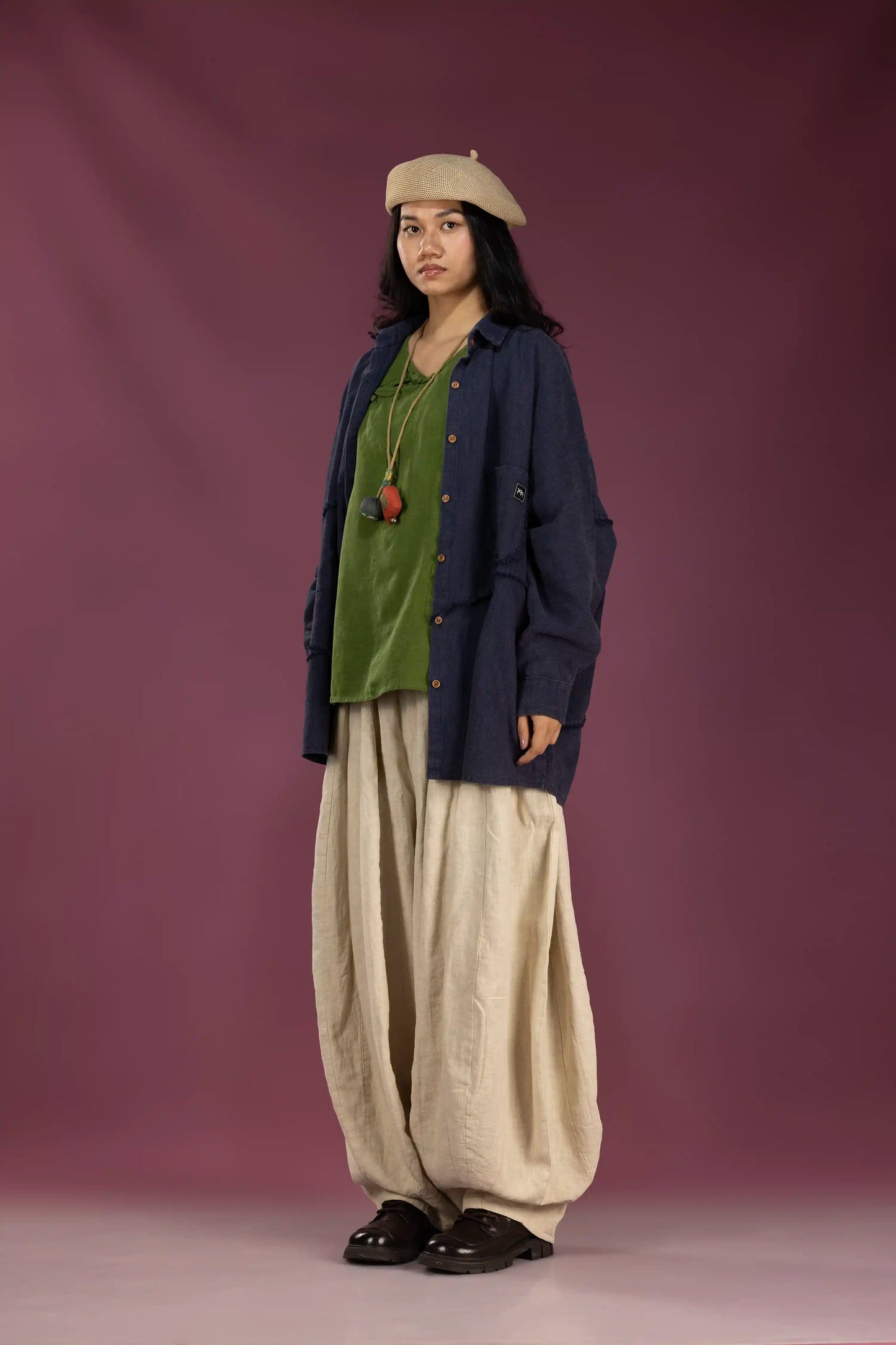 Drift Linen Harem Pants