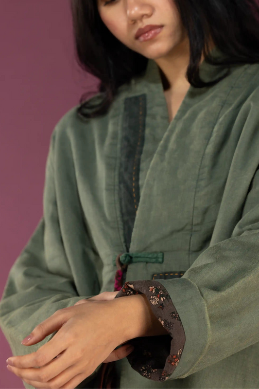 Willow Tassel Linen Jacket