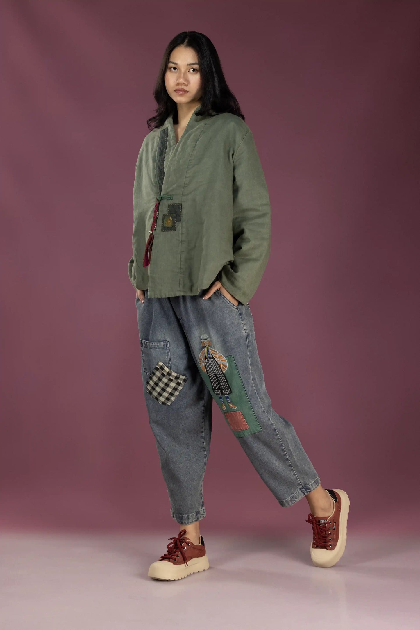 Willow Tassel Linen Jacket