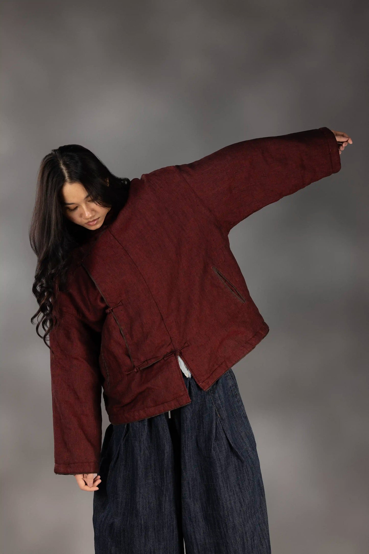 Heritage Padded Jacket (Dark Red)
