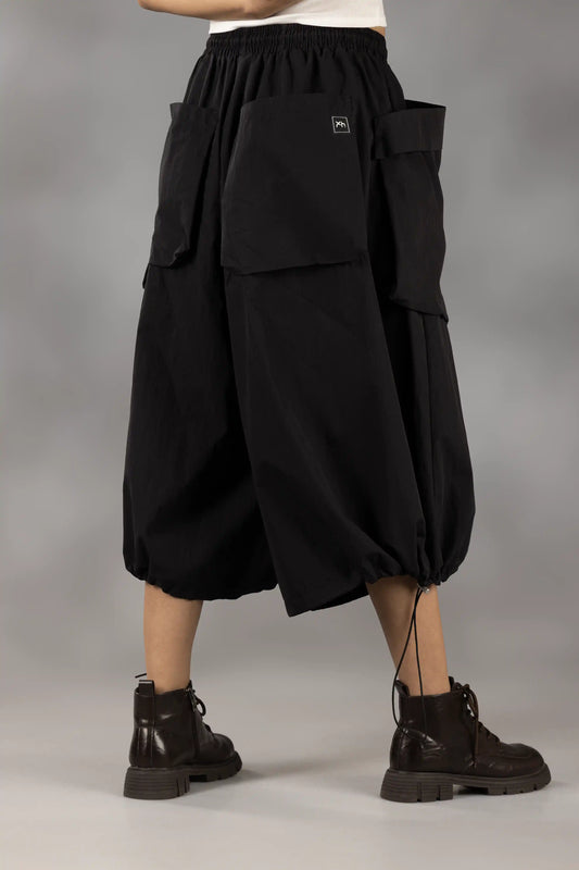 Midnight Structure Culottes–Black