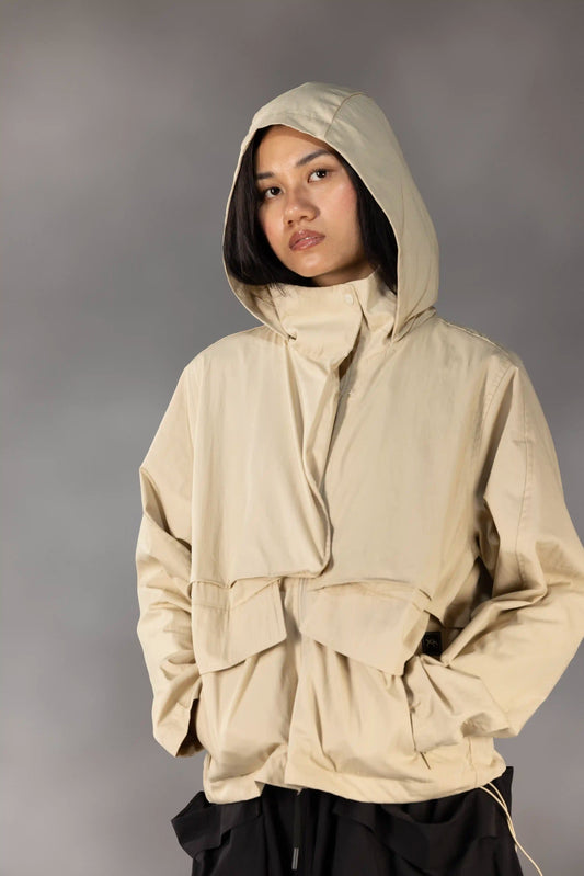 Vented Hooded Nylon Jacket