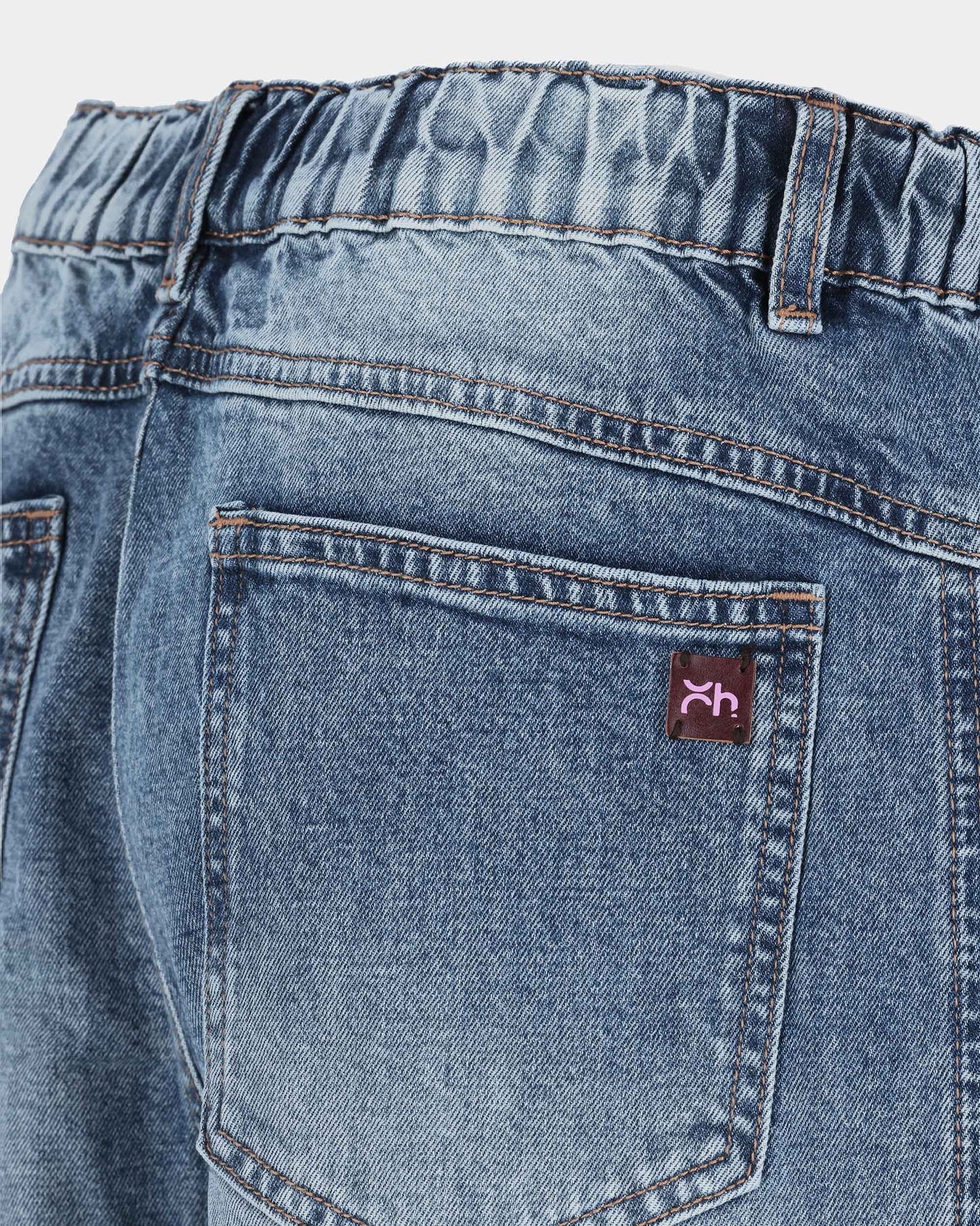 Denim Arc Trousers - Vintage Blue