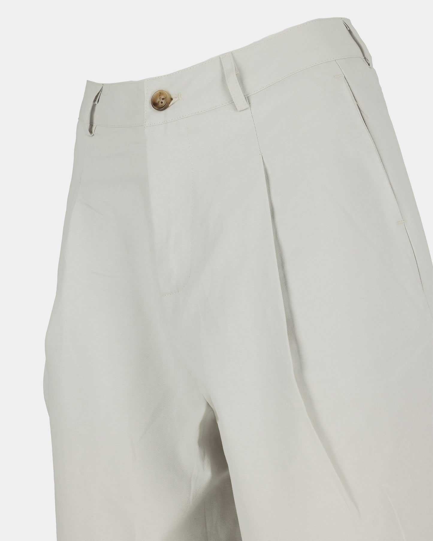 Tailored Wide Pleated Shorts