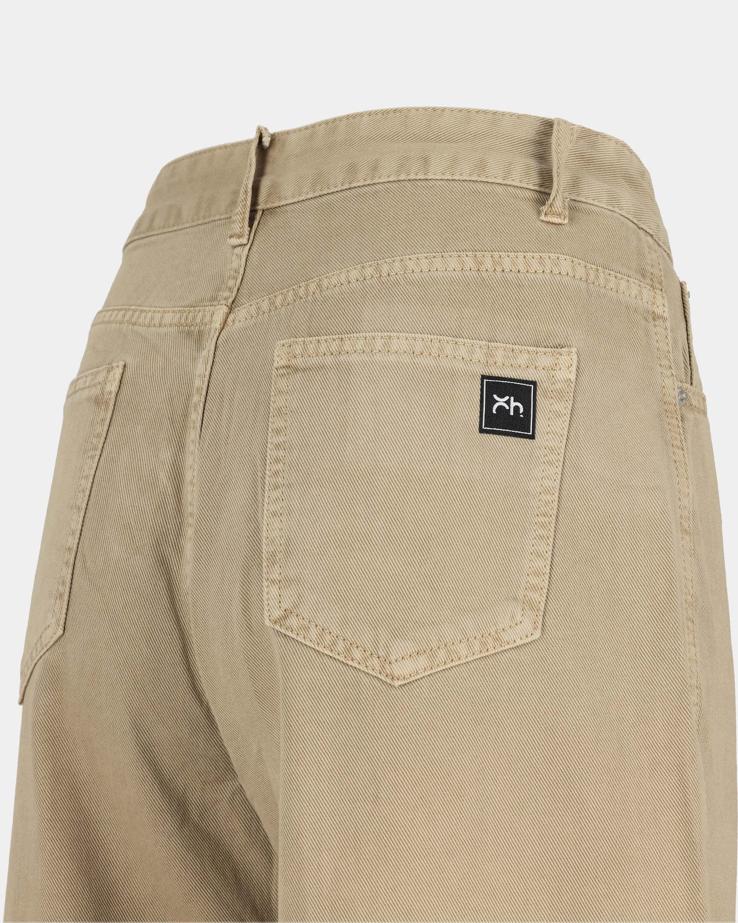 Wide-Leg Utility Pants - Milk Tea