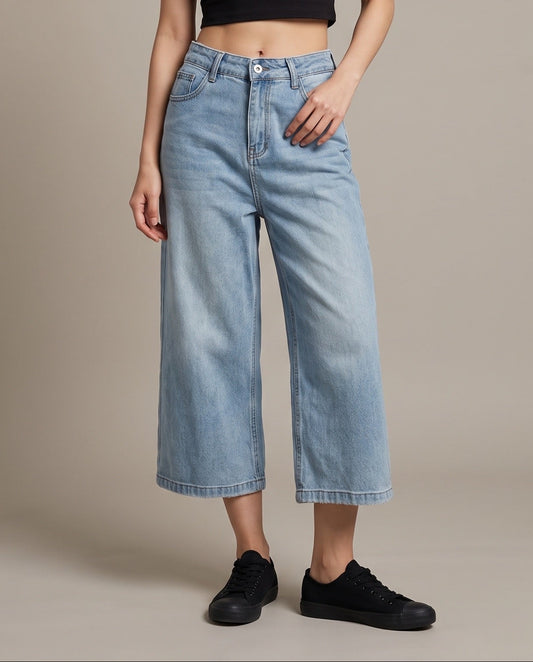 Pixie Dust Cropped Denim Jeans