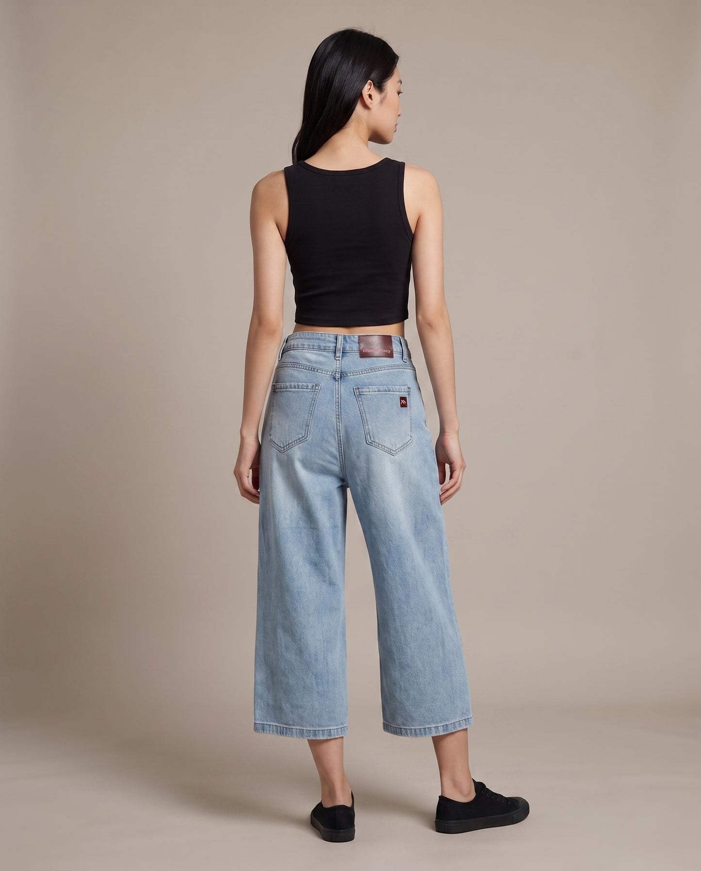 Pixie Dust Cropped Denim Jeans