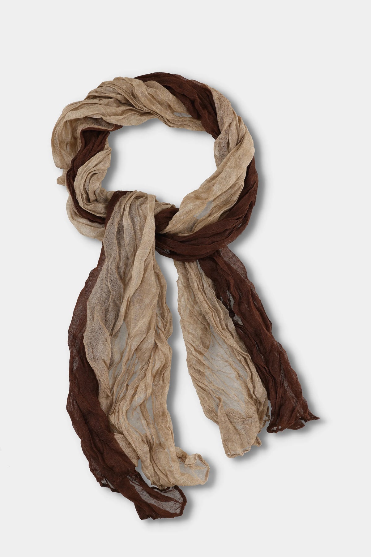 Cocoa Sand Crinkle Scarf