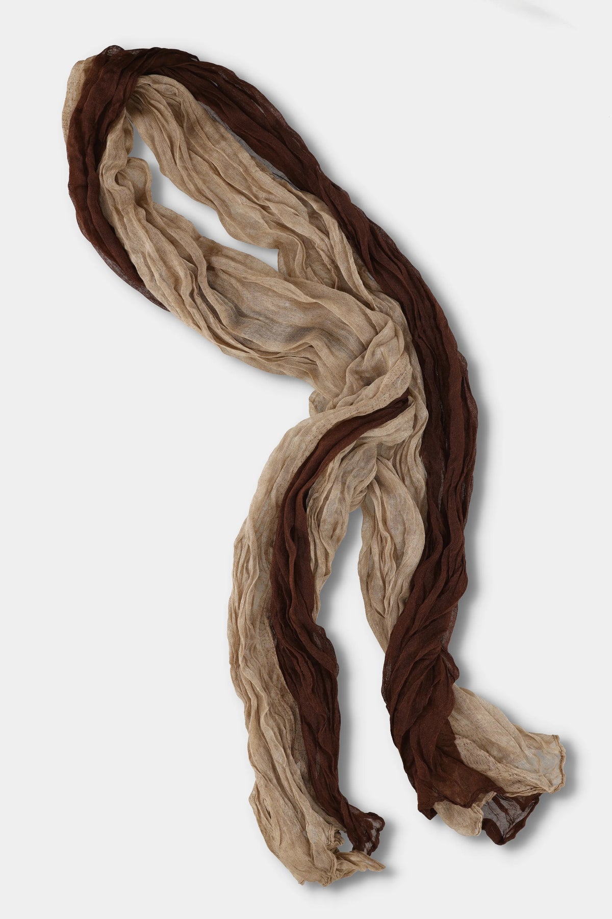 Cocoa Sand Crinkle Scarf