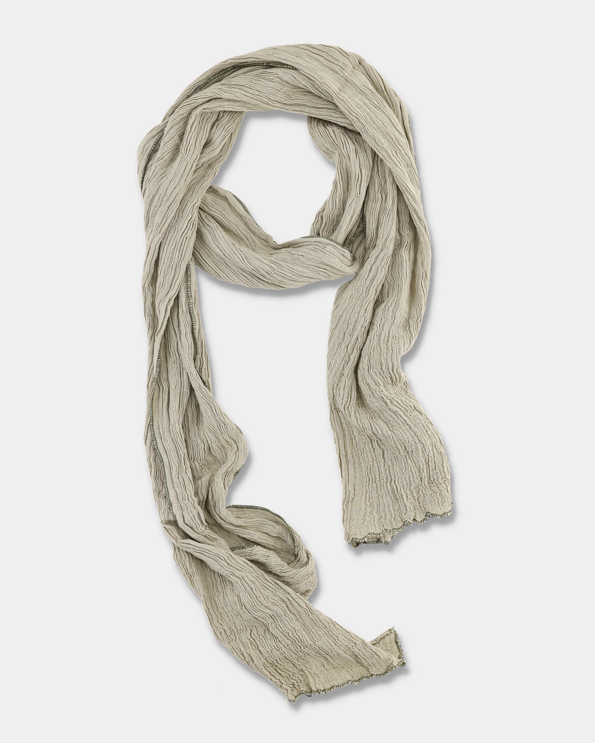 Mushroom Crinkle Scarf