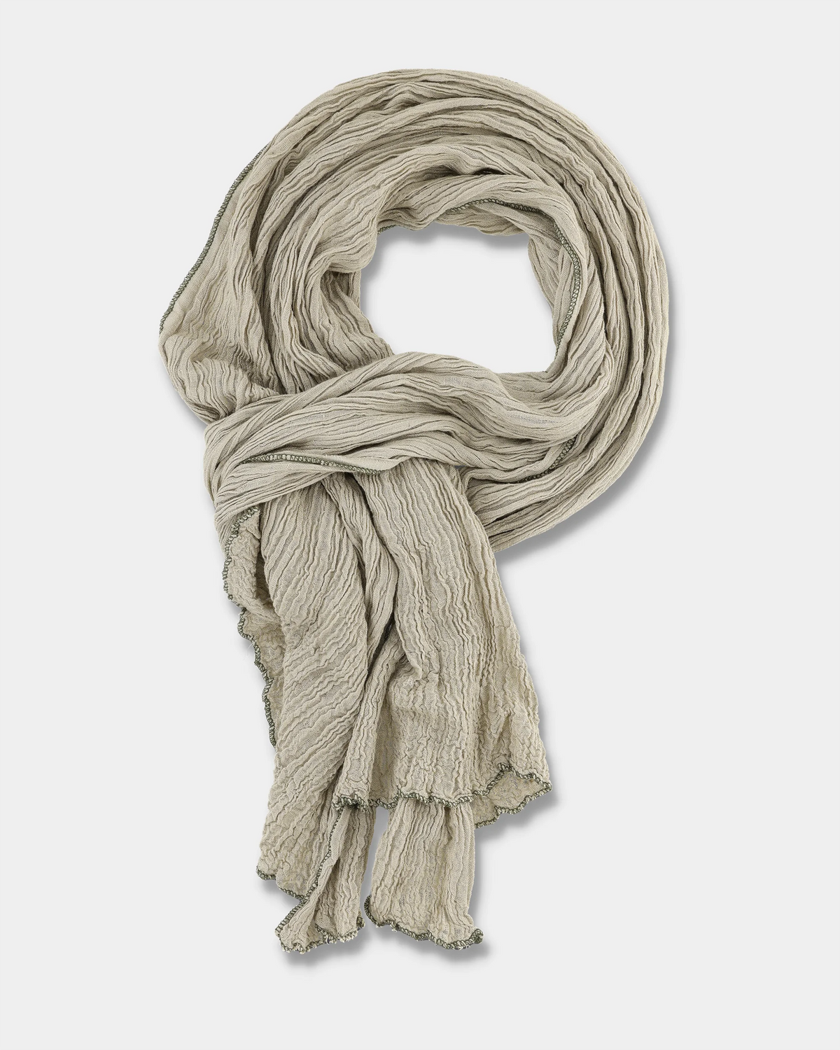 Mushroom Crinkle Scarf