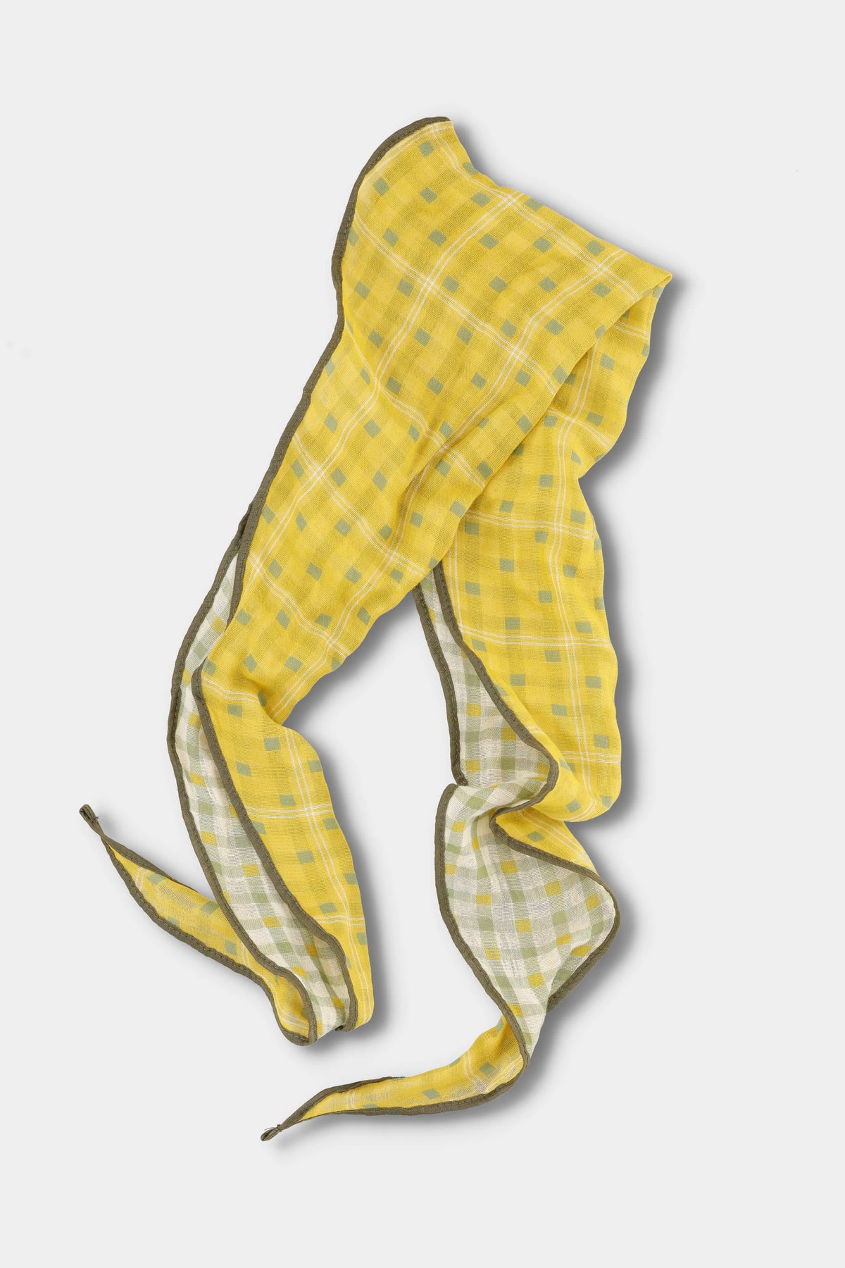 Harvest Grid Reversible Scarf