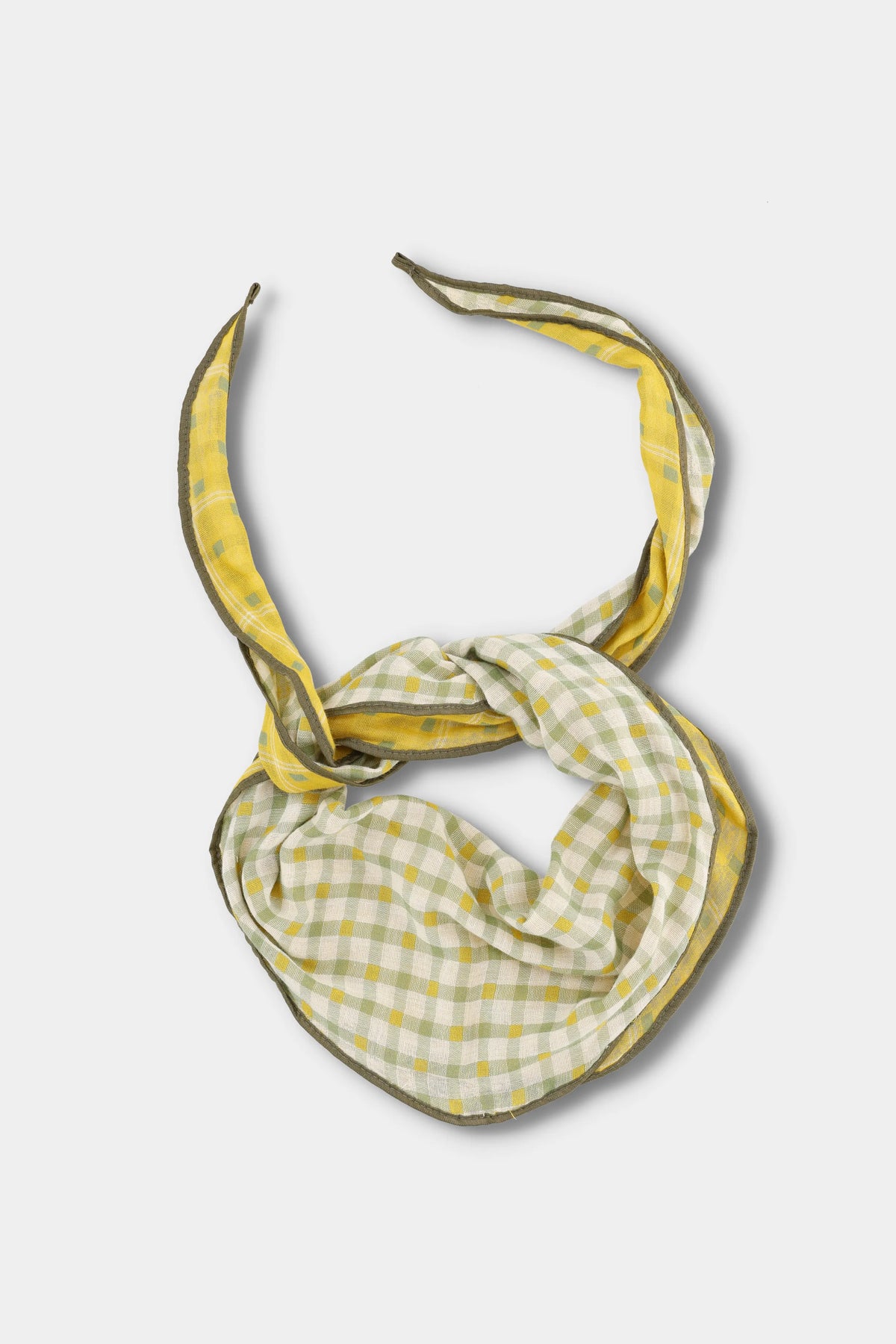 Harvest Grid Reversible Scarf
