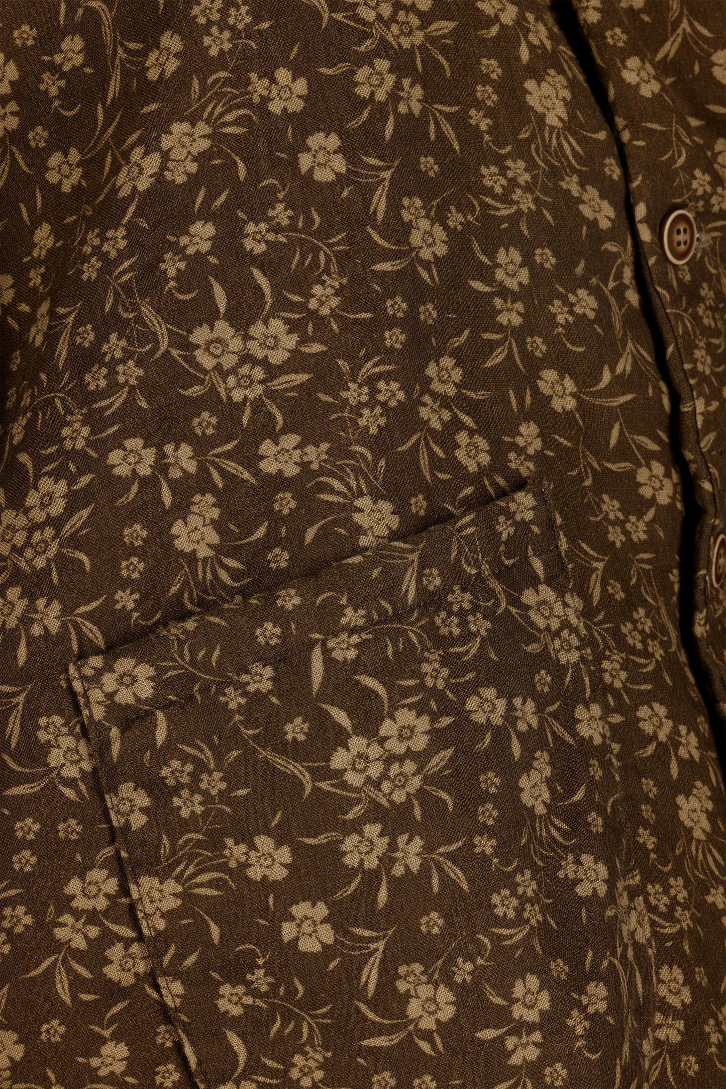 Floral Quilted Linen Hooded Jacket