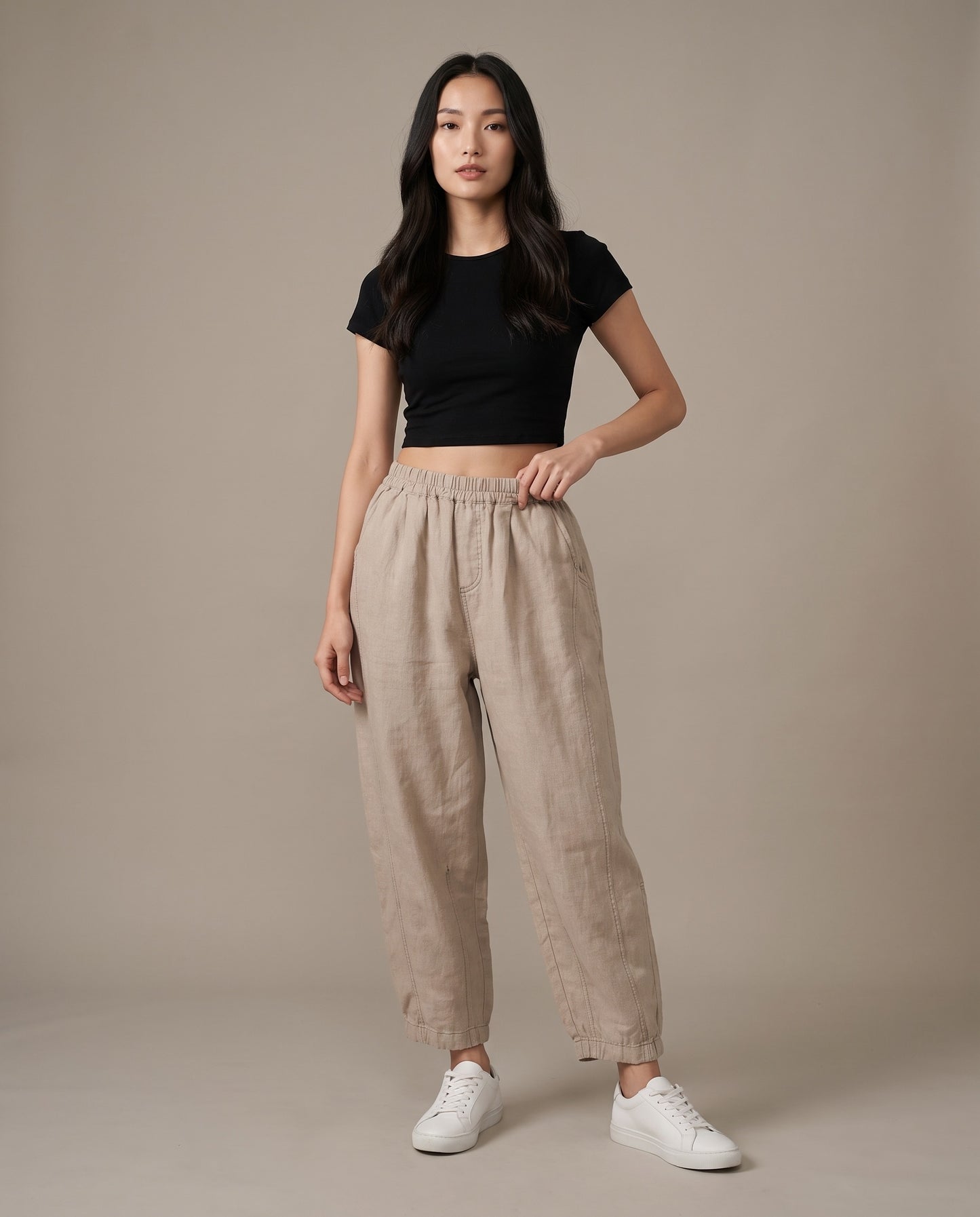 Relaxed Tapered Pants