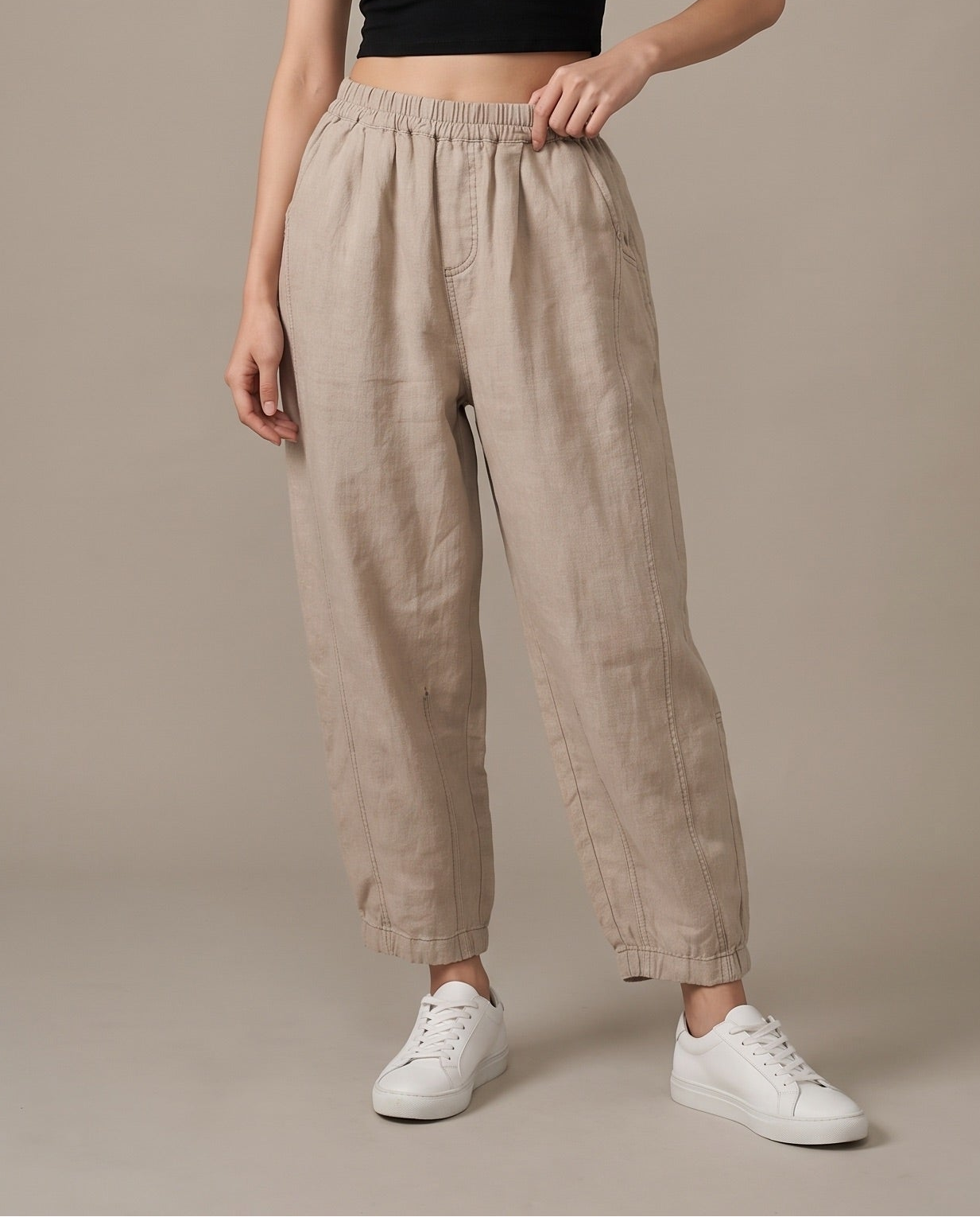 Relaxed Tapered Pants