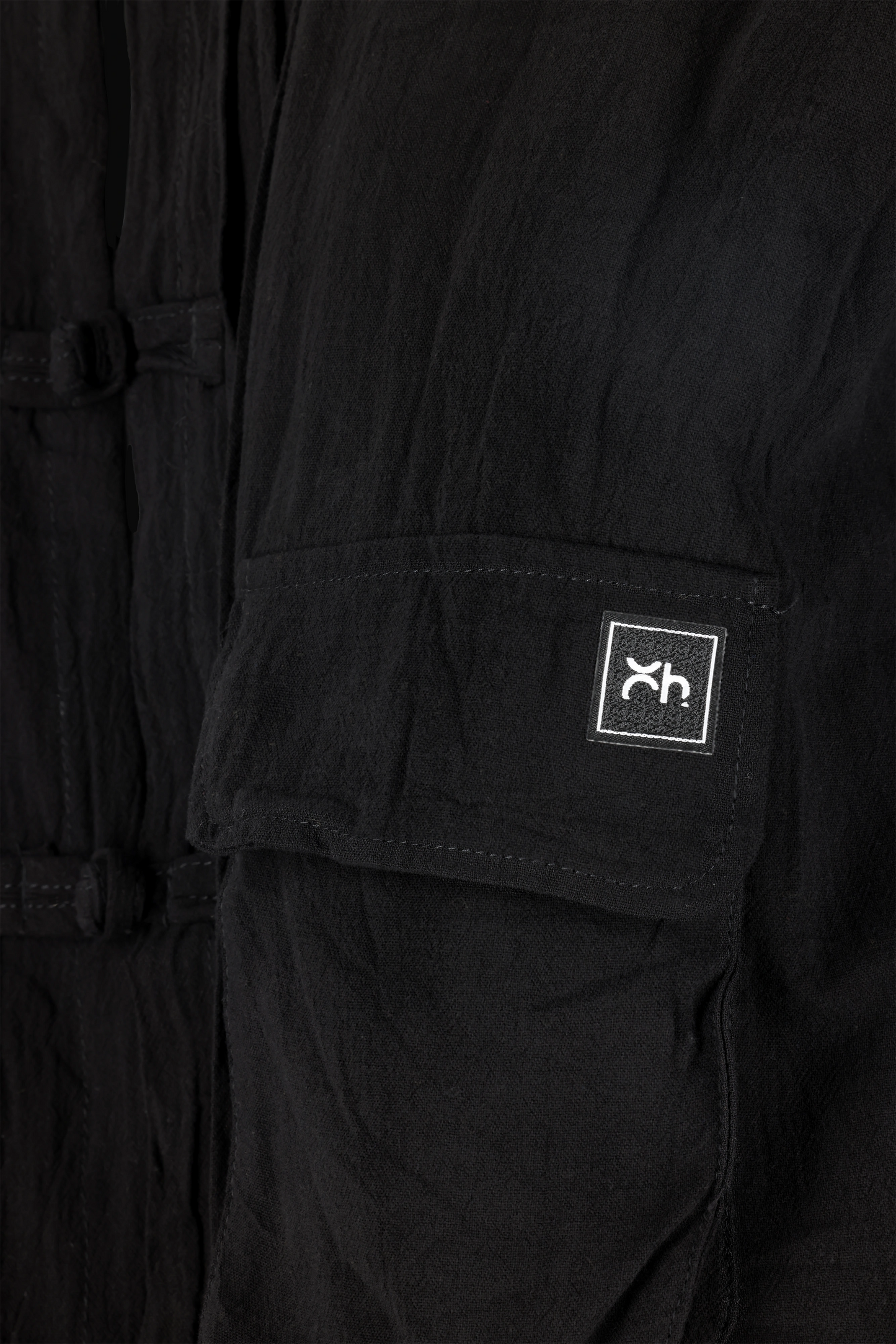 Wabi Quilted Frog-Button Jacket