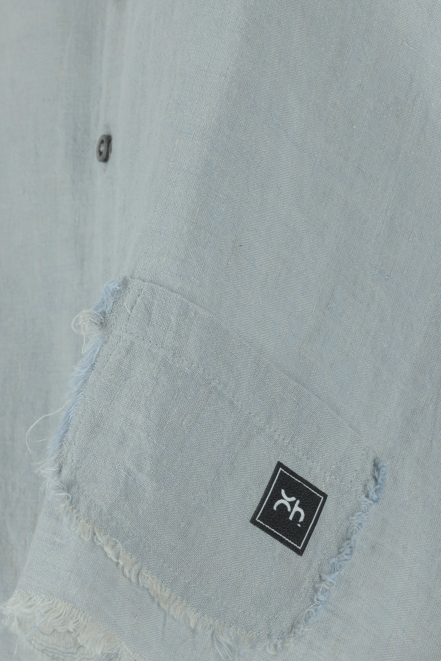 Washed Linen Hooded Vest