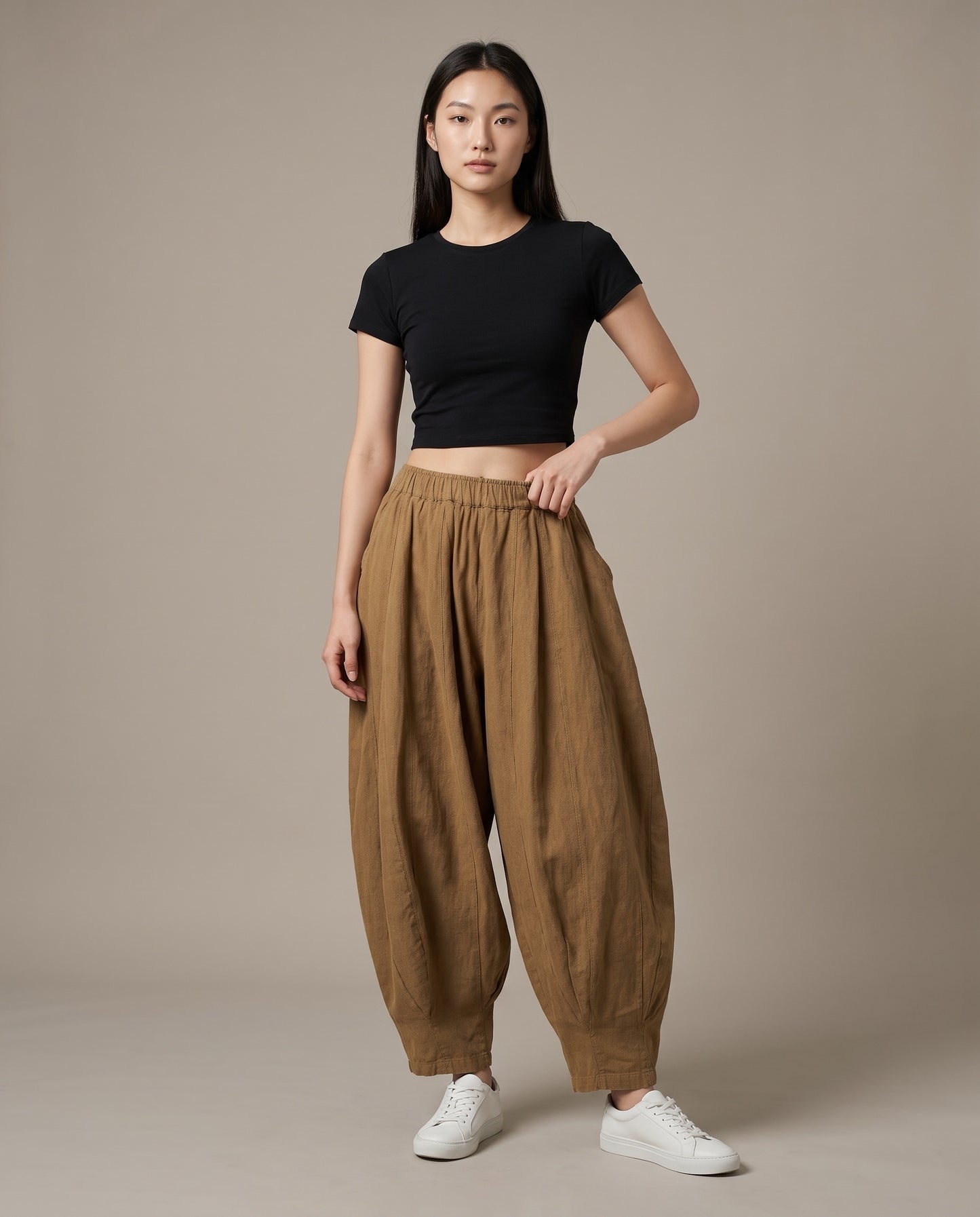 Golden Ochre Balloon Pants
