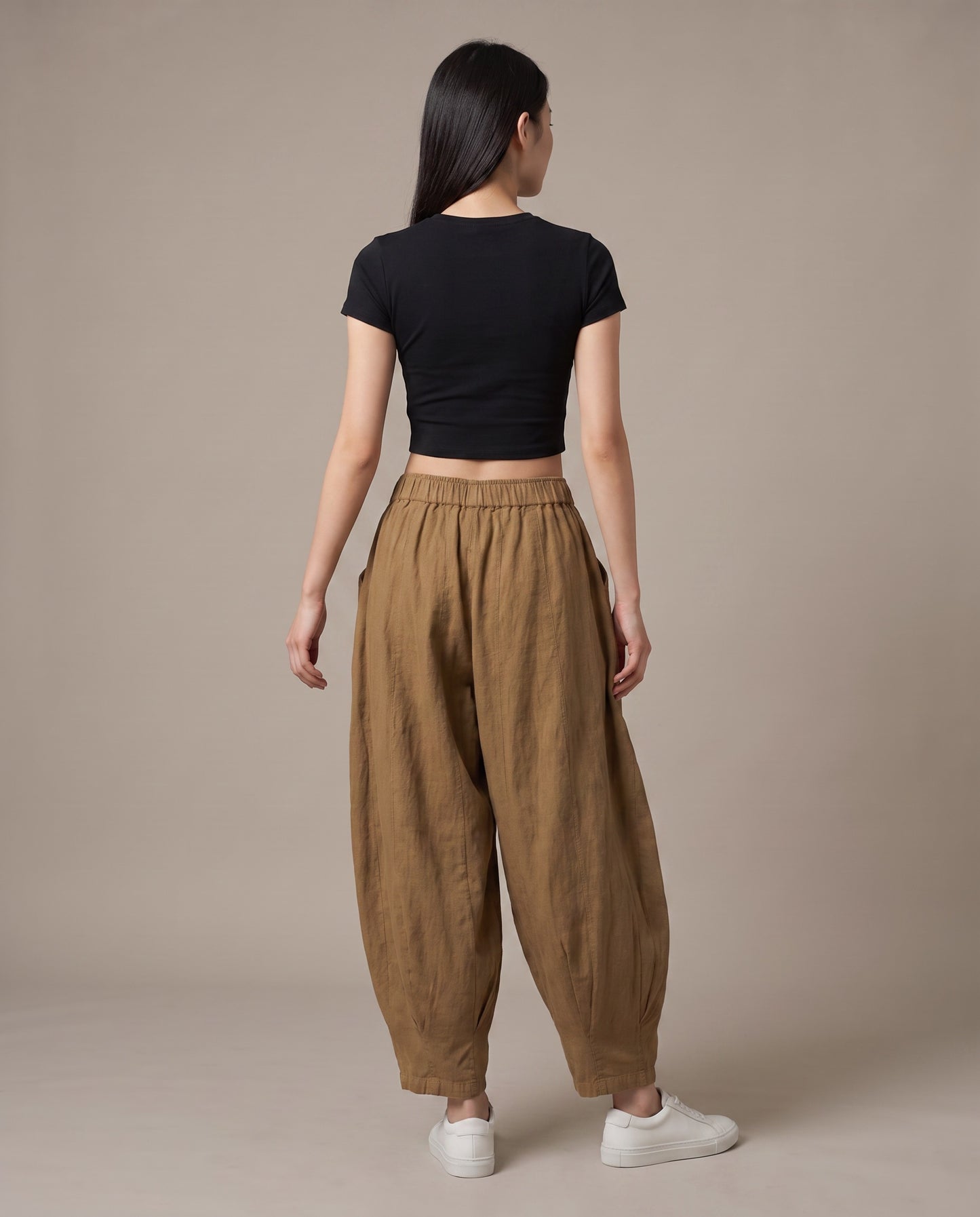 Golden Ochre Balloon Pants