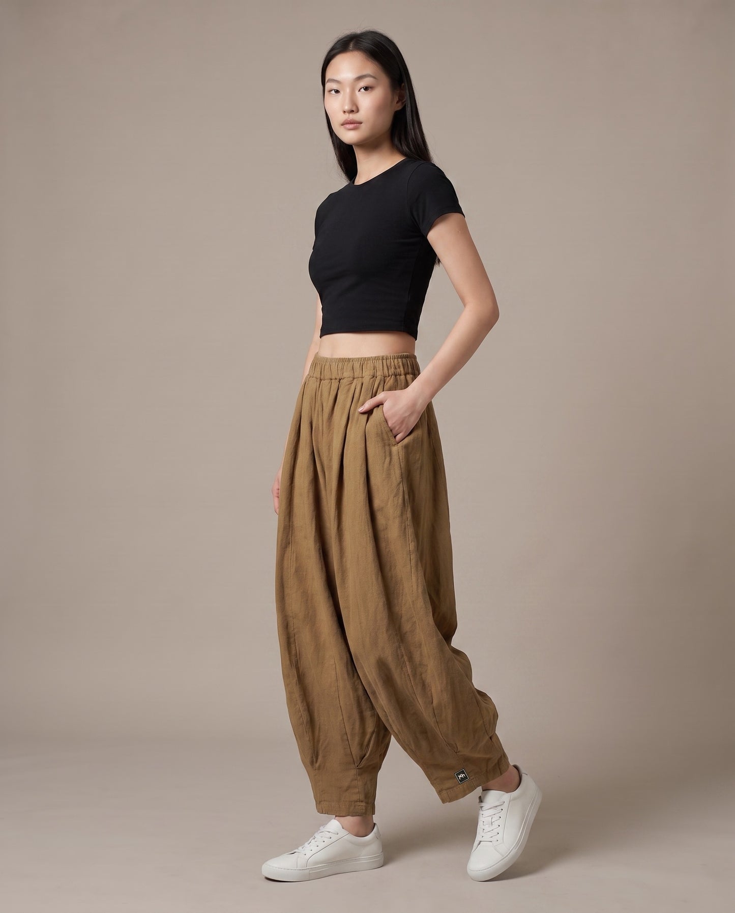 Golden Ochre Balloon Pants