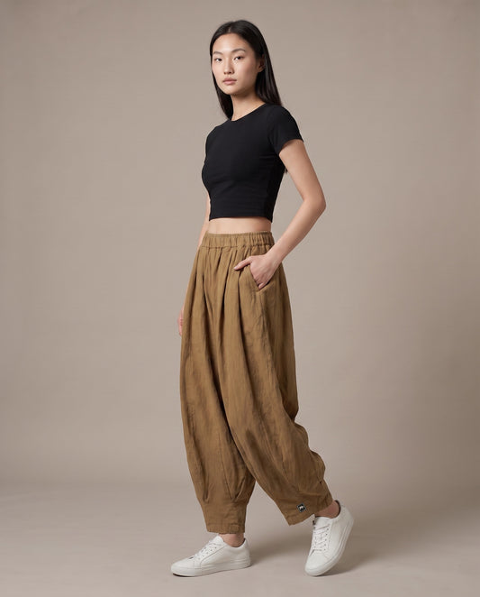 Golden Ochre Balloon Pants