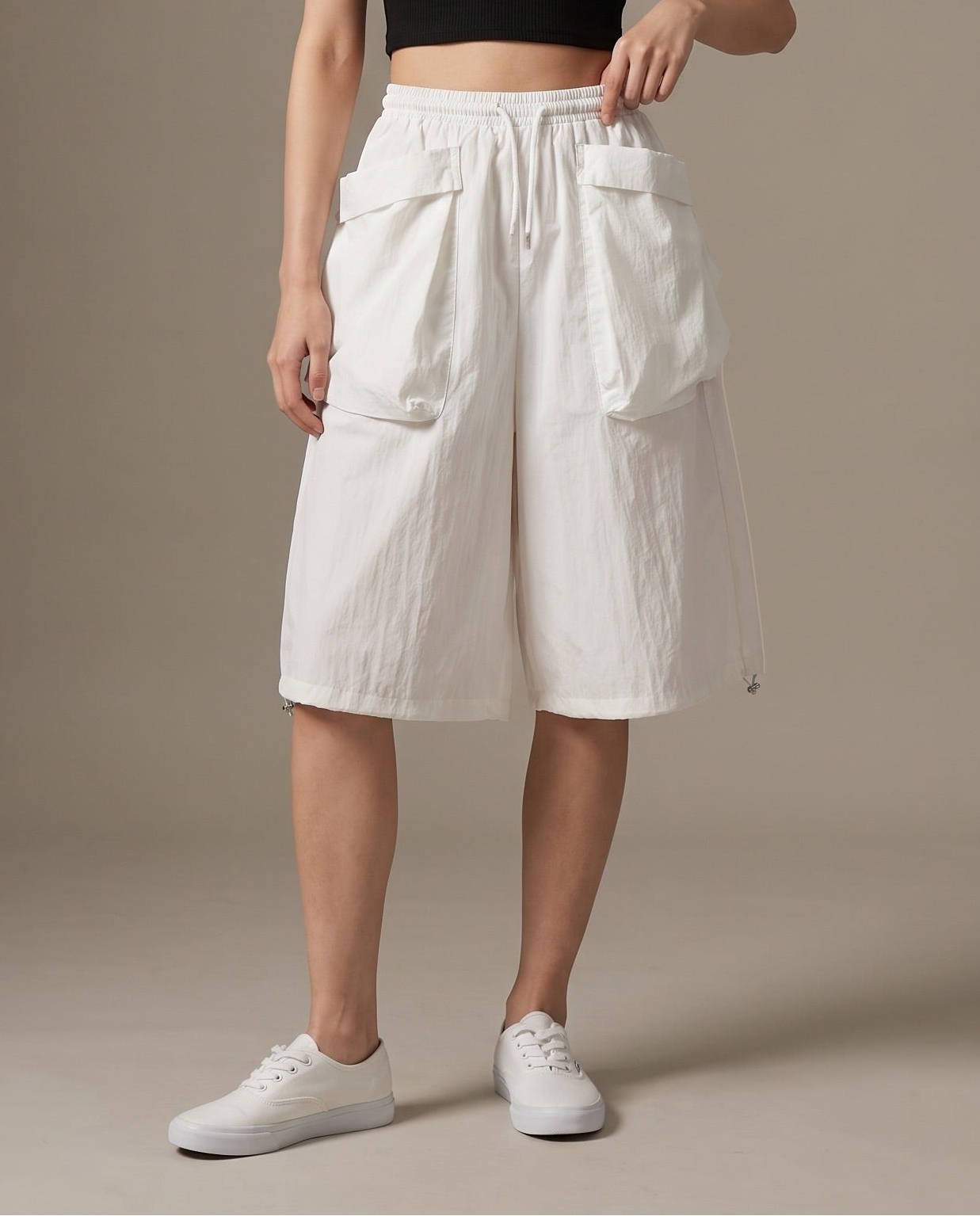 Midnight Structure Culottes - White