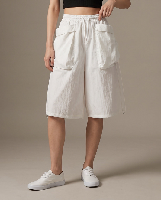 Midnight Structure Culottes - White