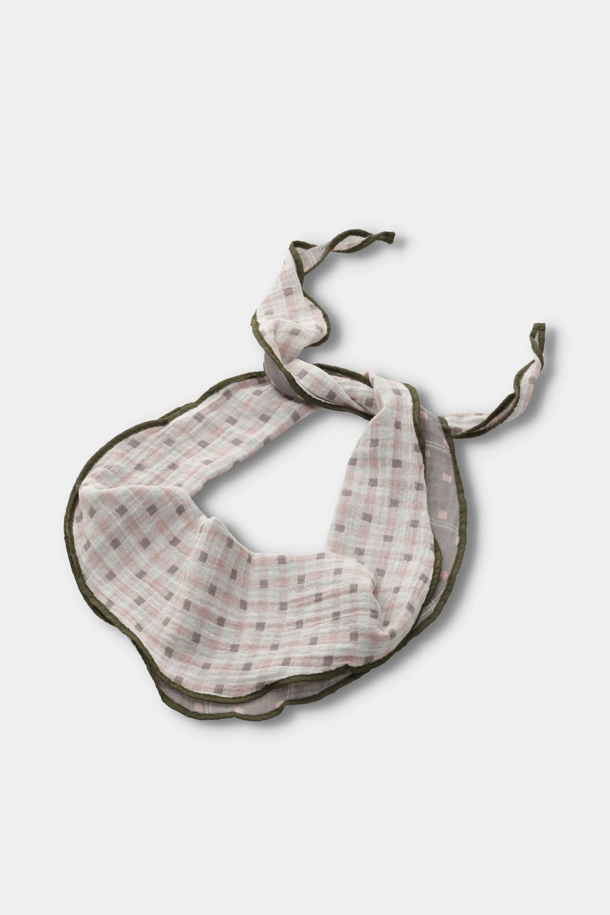 Blush Grid Reversible Scarf
