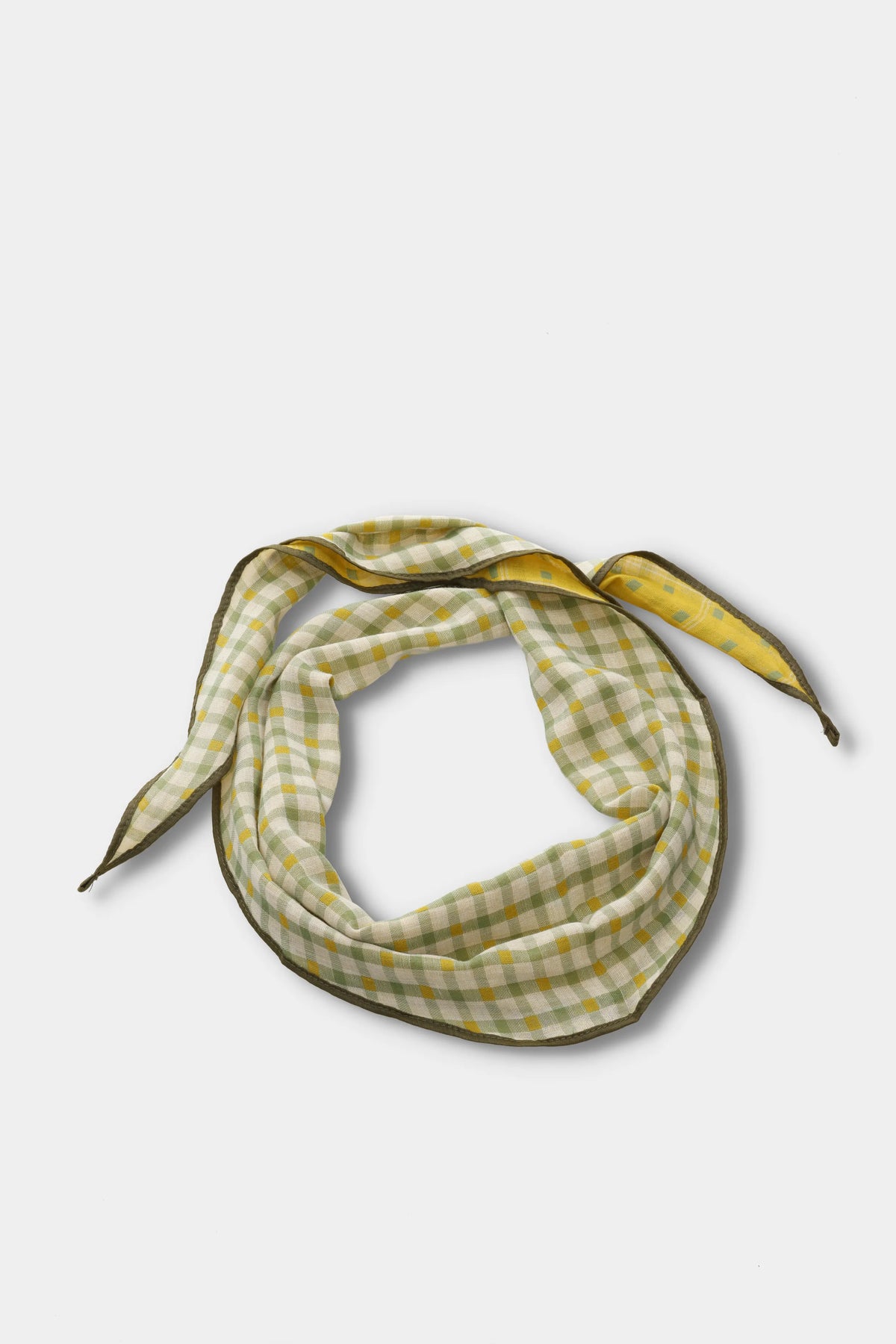 Harvest Grid Reversible Scarf