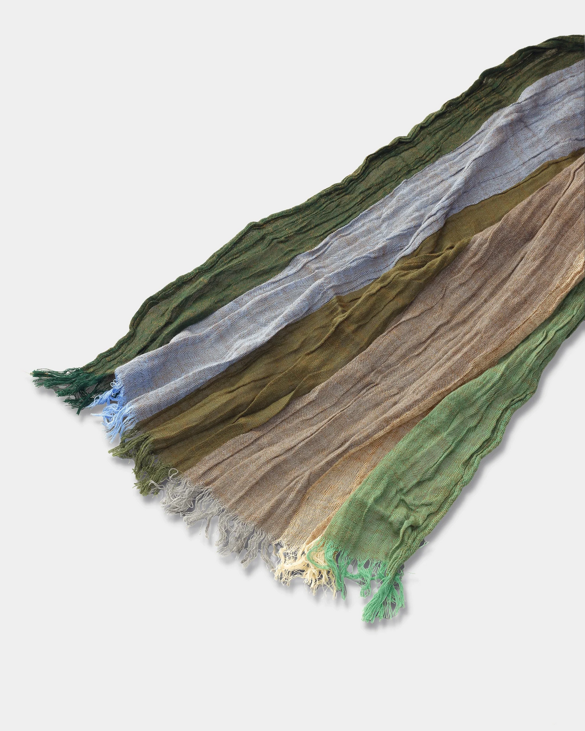 Terrain Stripe Crinkle Scarf