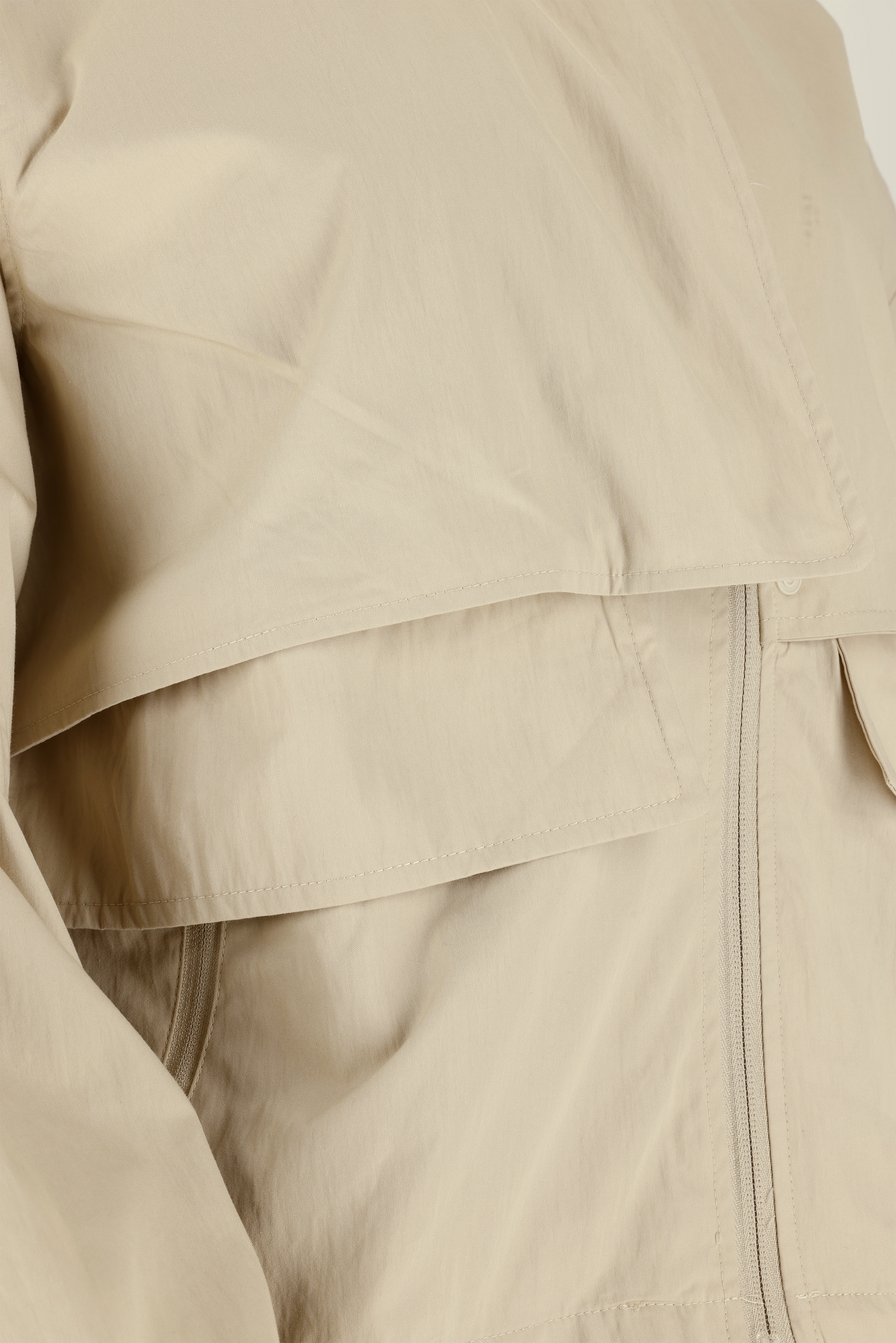 Vented Hooded Nylon Jacket