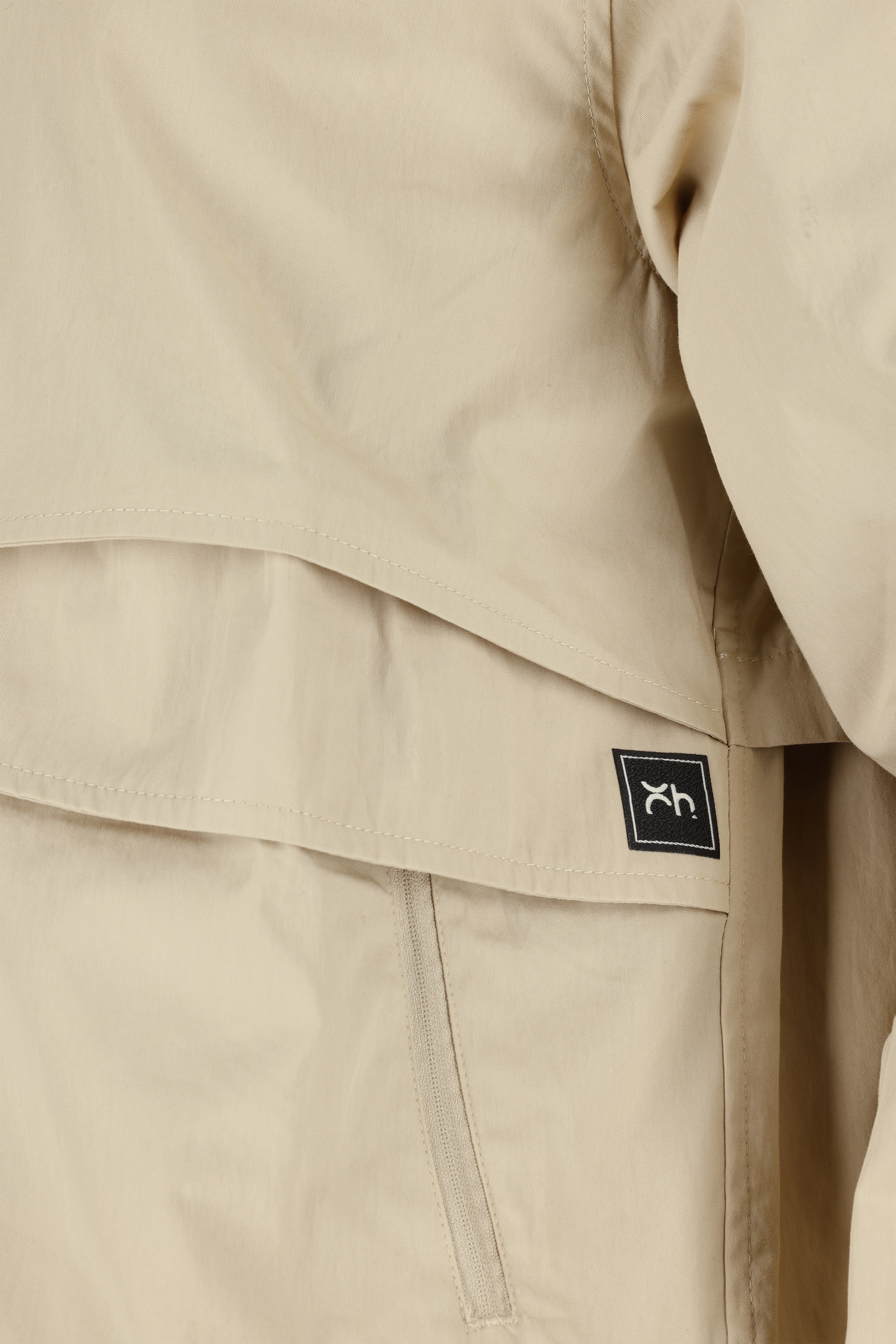 Vented Hooded Nylon Jacket