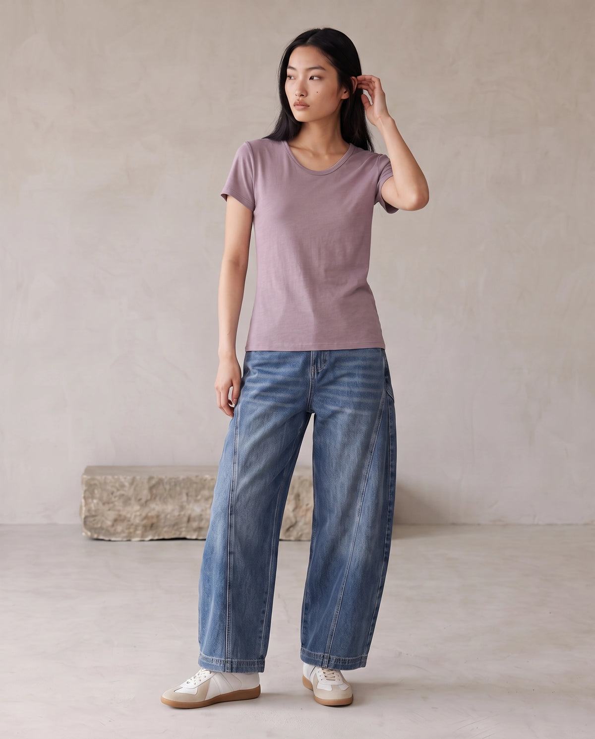 Ease T-Shirt - Dust Lilac