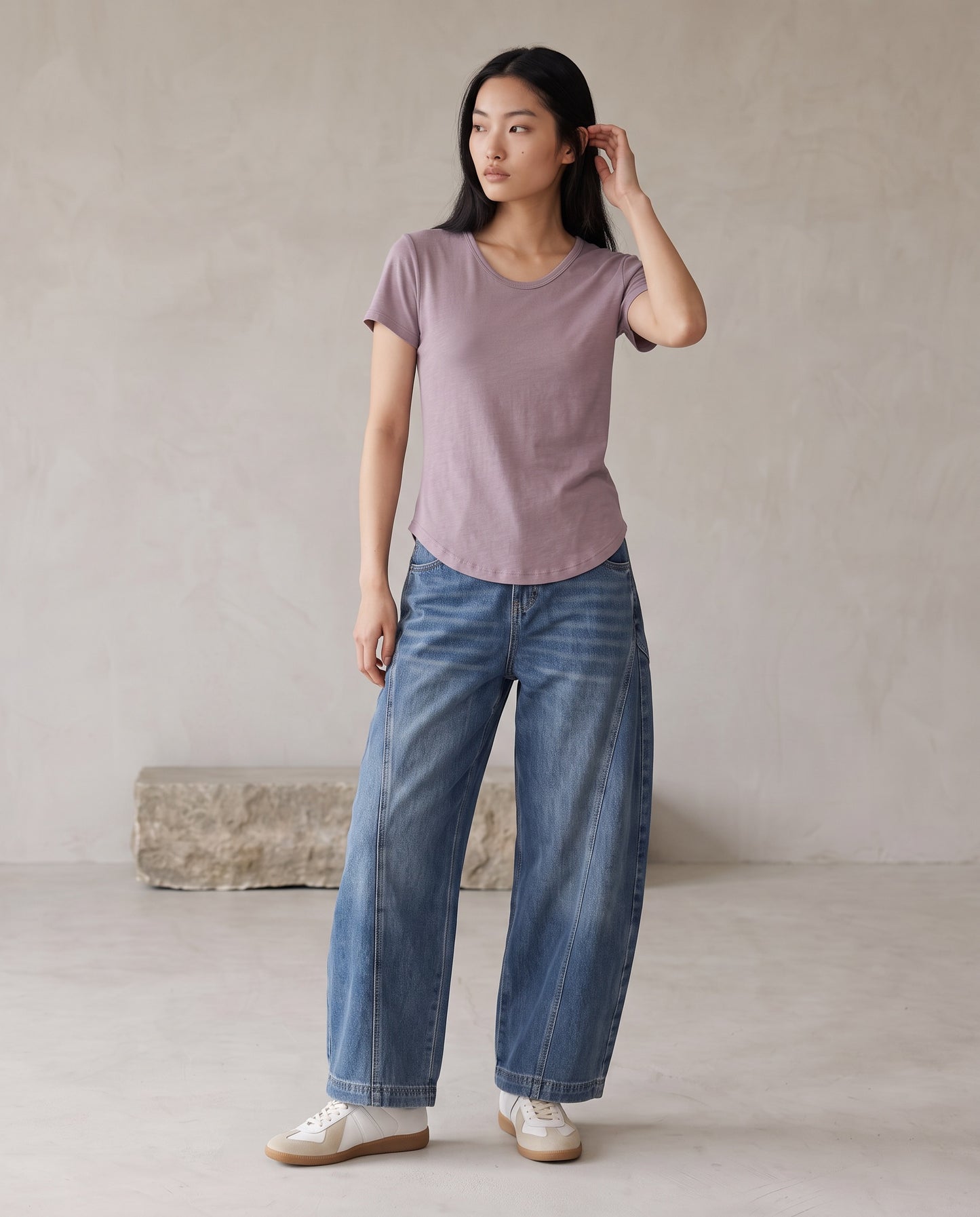 Ease T-Shirt - Dust Lilac