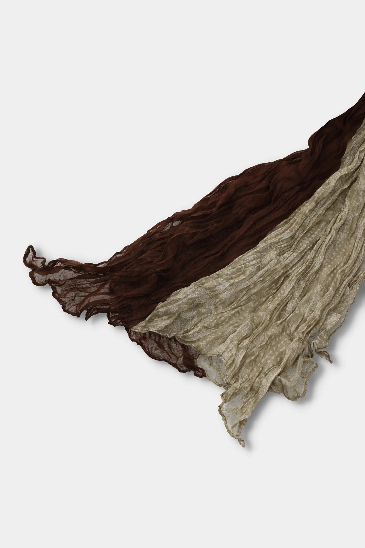Cocoa Stone Crinkle Scarf