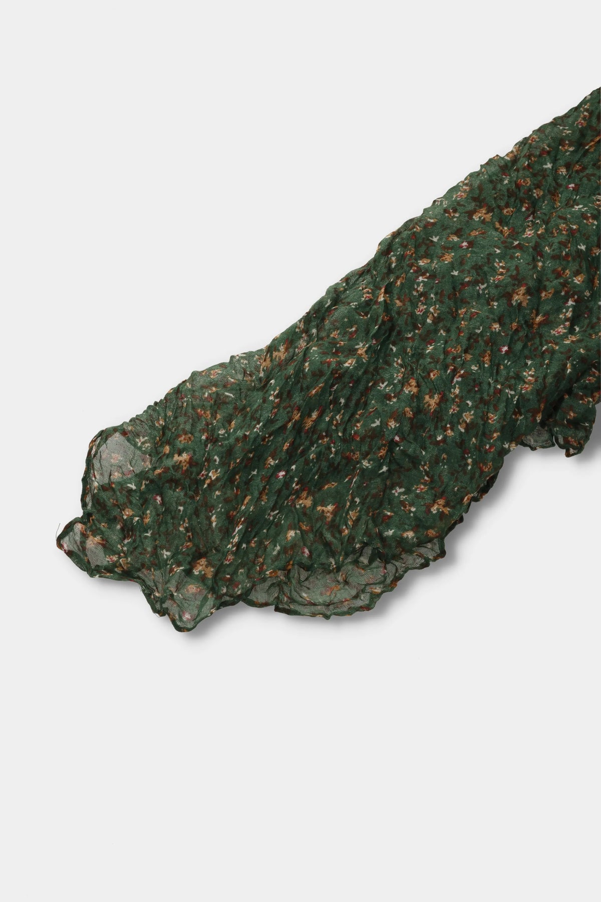 Forest Bloom Crinkle Scarf