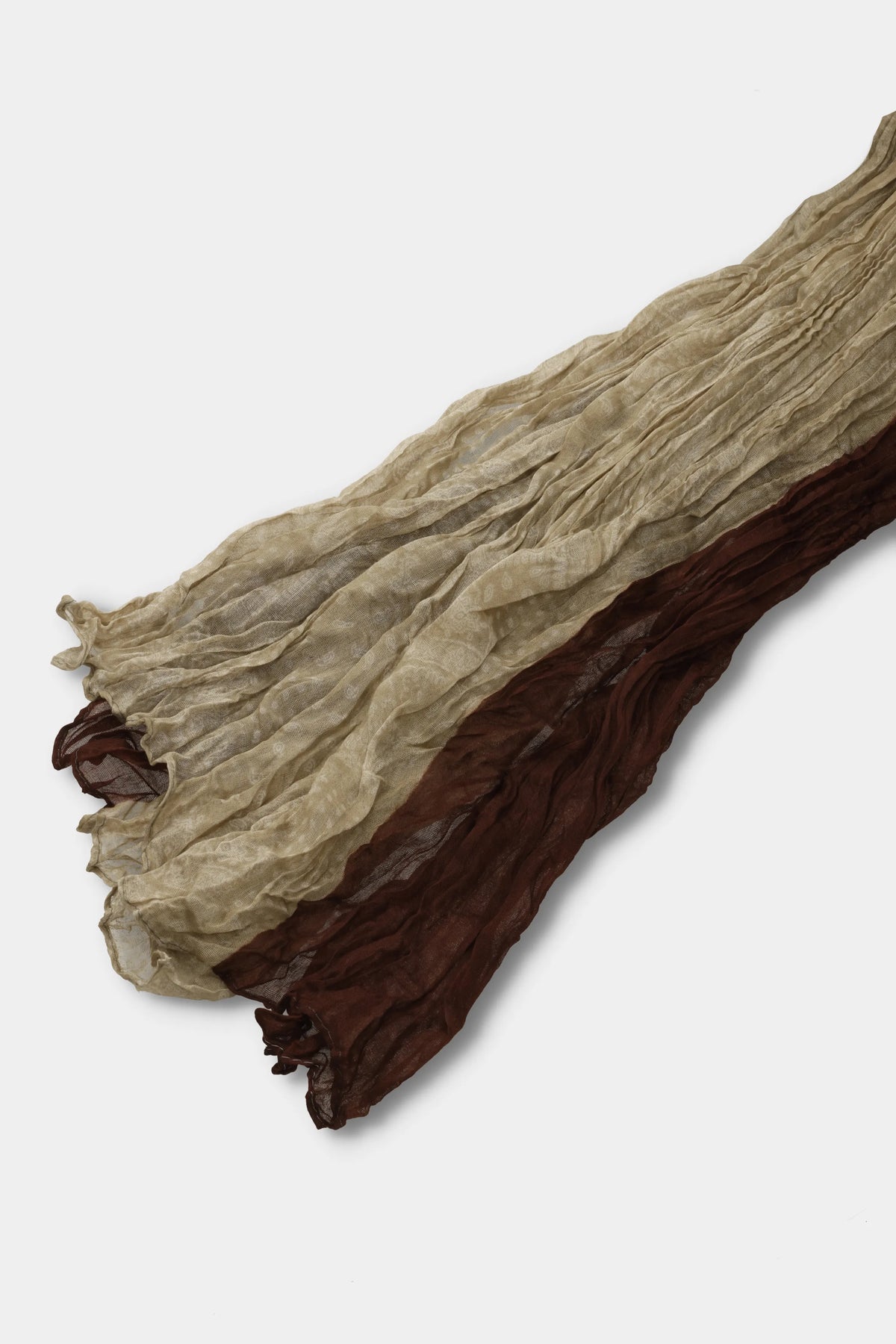 Cocoa Stone Crinkle Scarf
