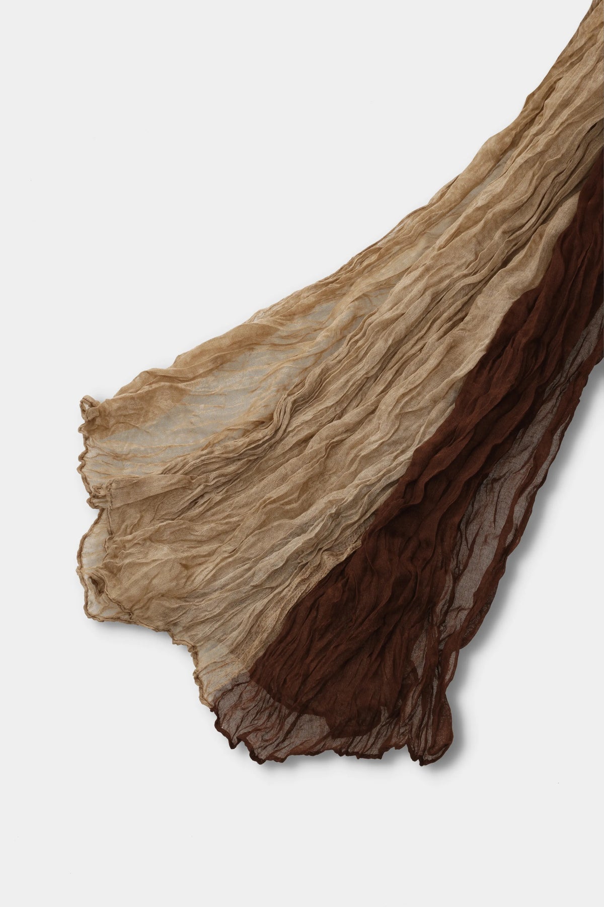 Cocoa Sand Crinkle Scarf