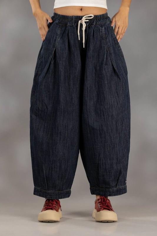 Indigo Easy Denim Pants