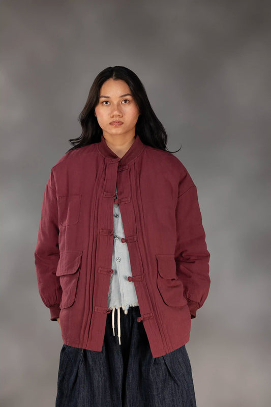 Claret Quilted Heritage Jacket