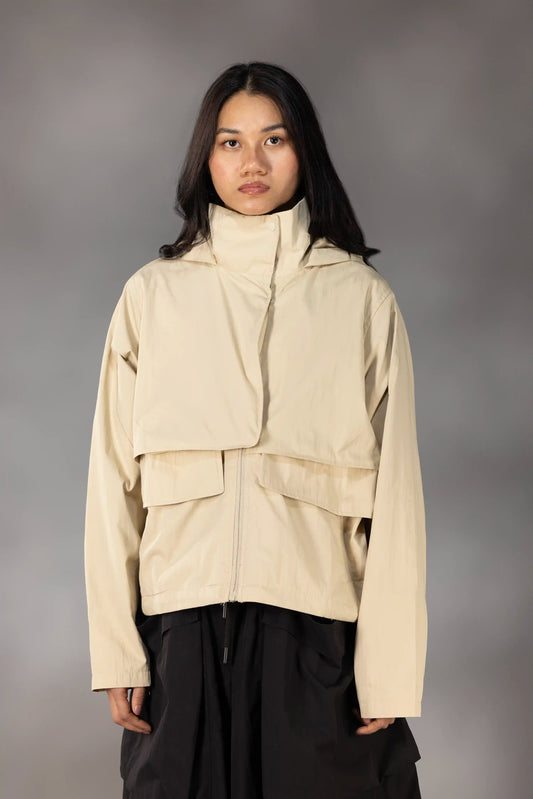 Vented Hooded Nylon Jacket