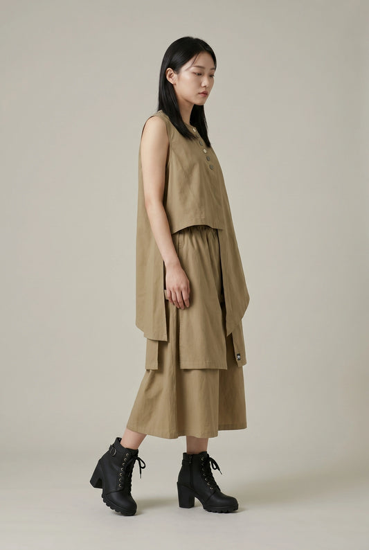 Sidefall Drape Vest