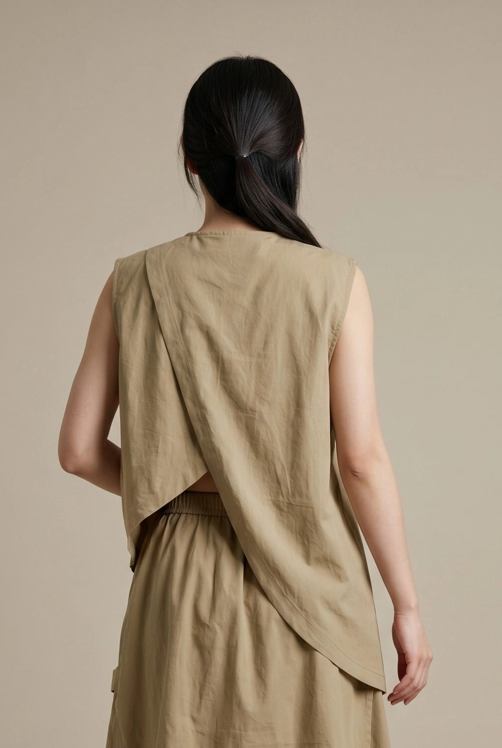 Sidefall Drape Vest