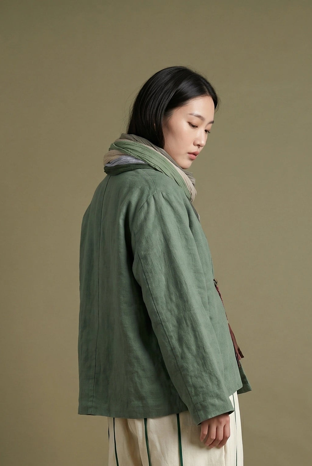 Willow Tassel Linen Jacket