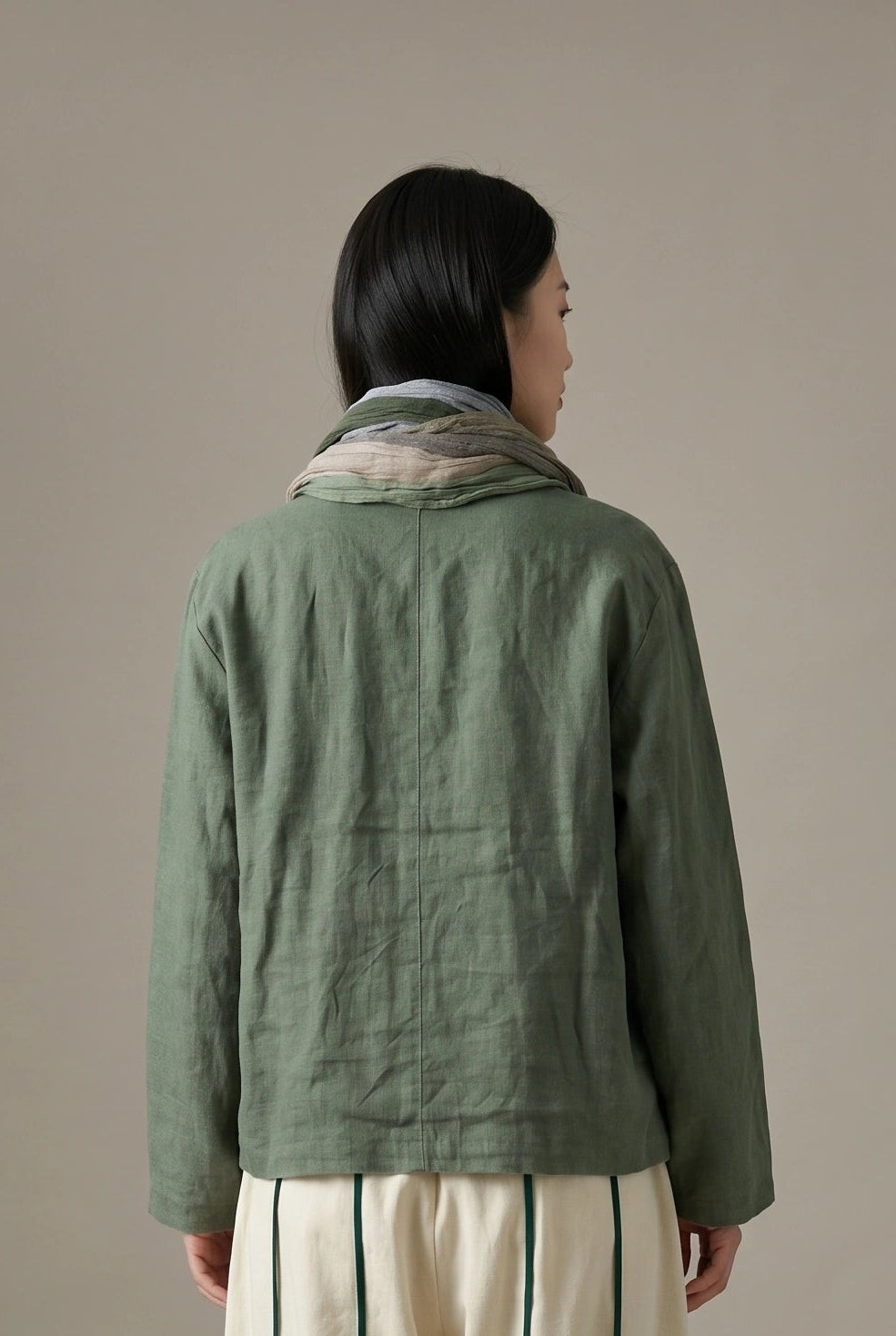 Willow Tassel Linen Jacket