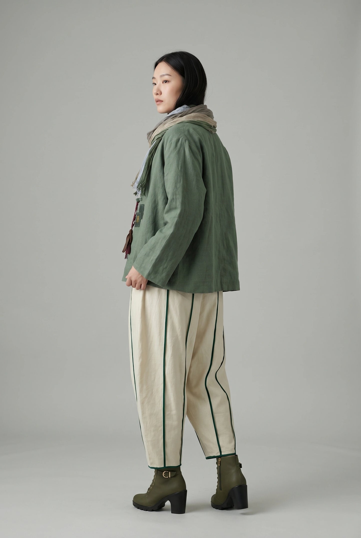 Willow Tassel Linen Jacket
