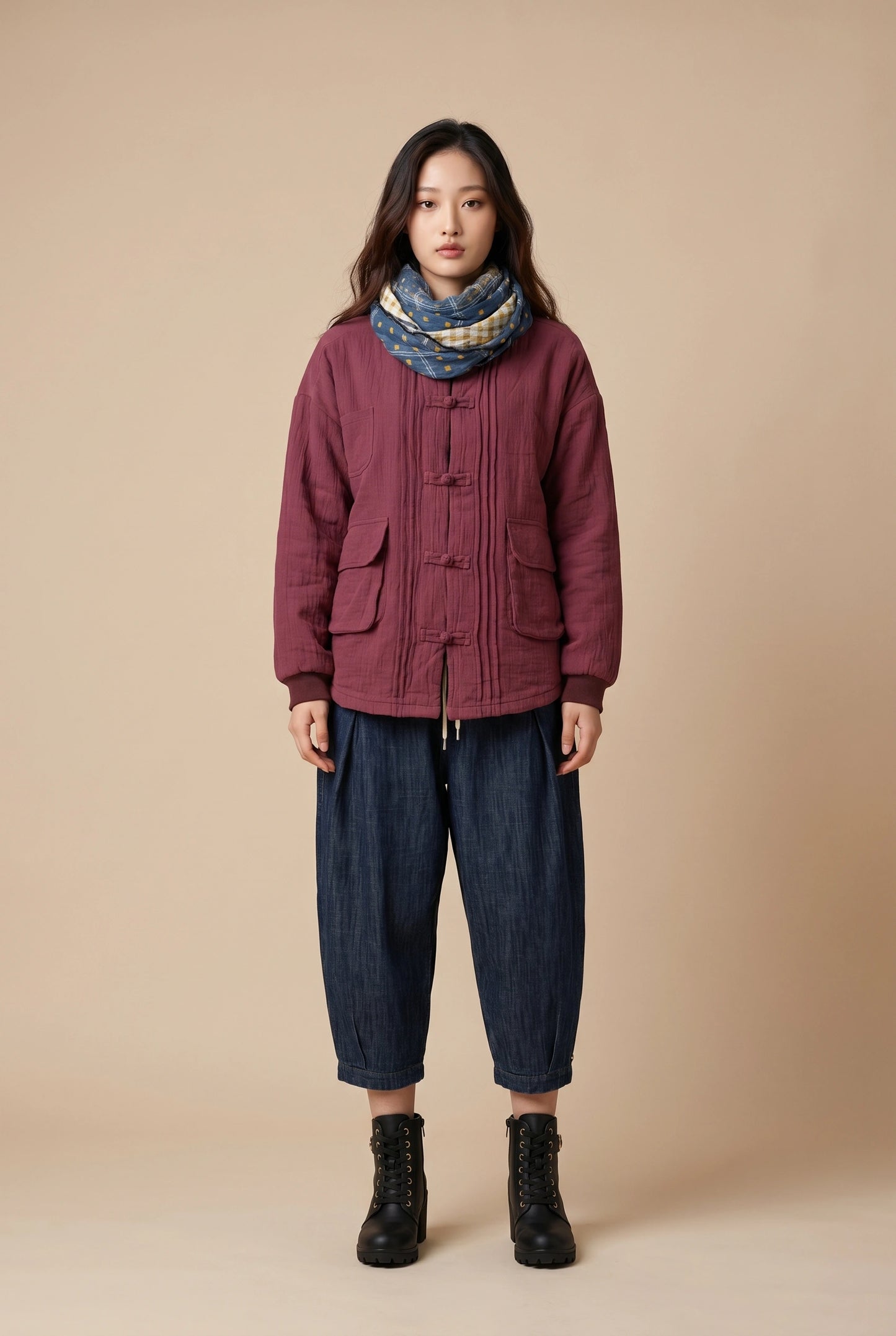 Claret Quilted Heritage Jacket
